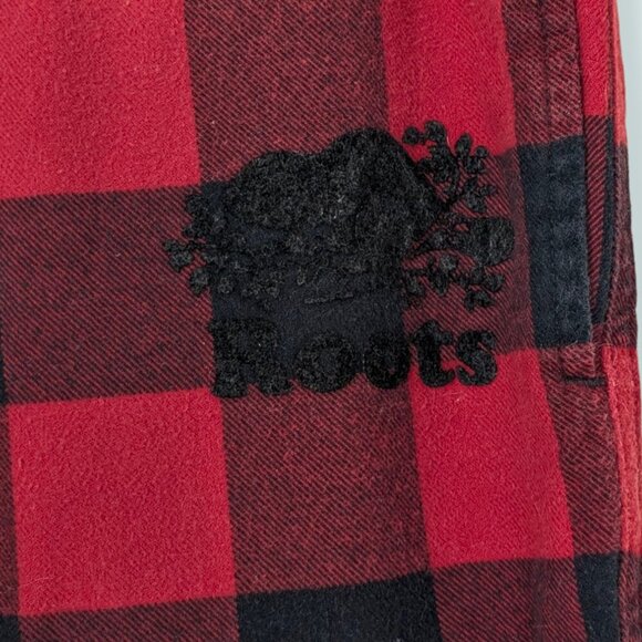 Roots Red Plaid Flannel Pyjama Pants - Picture 3 of 5